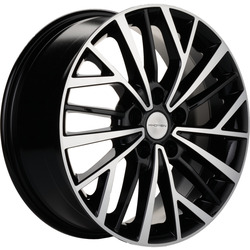 Khomen Wheels 7x17/5x114,3 ET45 D67,1 KHW1717 (CX-5/i40/X-Trail) Black-FP