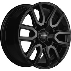 Khomen Wheels 8x17/6x139,7 ET25 D106,1 KHW1723 (LC Prado/Lexus GX) Black