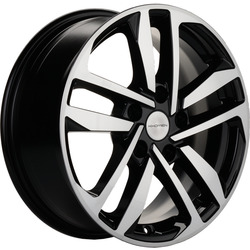 Khomen Wheels 6,5x16/5x114,3 ET47 D66,1 KHW1612 (Fluence/Juke) Black-FP