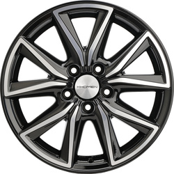 Khomen Wheels 7x17/5x108 ET50 D63,35 KHW1706 (Ford C-Max) Black-FP