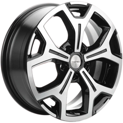 Khomen Wheels 6,5x17/5x108 ET33 D60,1 KHW1710 (Chery Tiggo/Tiggo 7 Pro) Black-FP ()