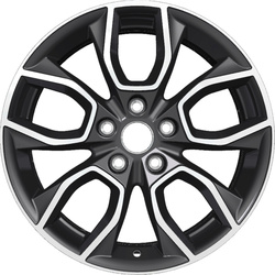 Khomen Wheels 7x17/5x108 ET50 D63,35 KHW1713 (Ford C-Max) Black-FP