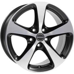 Borbet 7x16/5x115 ET40 D70,1 CC Black Polished Glossy