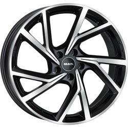 MAK 8x19/5x108 ET42 D72 Kassel Black mirror
