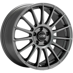 OZ 9,5x19/5x112 ET21 D66,46 Superturismo LM Matt Graphite + Silver Lettering