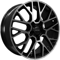 Khomen Wheels 7x18/5x114,3 ET53 D54,1 KHW1818 (Geely Coolray) Black-FP
