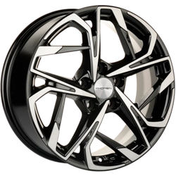Khomen Wheels 7x17/5x110 ET45 D67,1 KHW1716 (DFM580) Black-FP