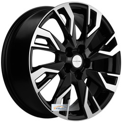 Khomen Wheels 7x18/5x114,3 ET37 D66,5 KHW1809 (Dargo/Jolion) Black-FP