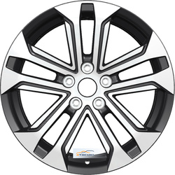 Khomen Wheels 7x18/5x114,3 ET35 D60,1 KHW1803 (Changan/Geely/Lexus/Suzuki/Toyota) Black-FP