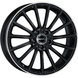 MAK 8x18/5x112 ET43 D66,6 Komet Gloss Black Mirror Ring