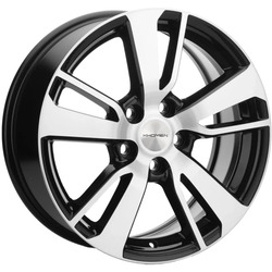 Khomen Wheels 7x17/5x108 ET50 D63,35 KHW1704 (Ford C-Max) Black-FP