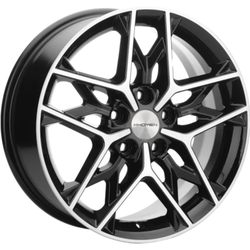 Khomen Wheels 7x17/5x108 ET50 D63,35 KHW1709 (Ford C-Max) Black-FP