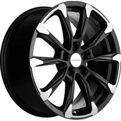 Khomen Wheels 7,5x18/5x112 ET43 D57,1 KHW1808 (Kodiaq/Tiguan) Black-FP