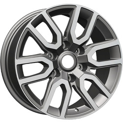 Khomen Wheels 8x17/6x139,7 ET30 D106,1 KHW1723 (JAC T6 Pickup) Gray-FP