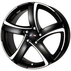 Alutec 7,5x17/5x100 ET35 D63,3 Shark Racing black front polished