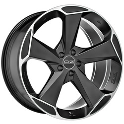 OZ 9,5x20/5x112 ET52 D79 Aspen HLT Matt Black + Diamond Cut