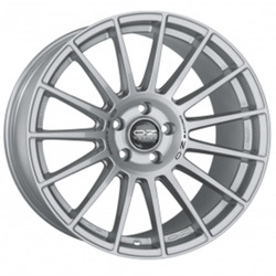 OZ 8x18/5x112 ET48 D75 Superturismo LM Matt Race Silver + Black Lettering