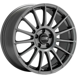 OZ 9,5x19/5x112 ET21 D66,46 Superturismo LM Matt Graphite + Silver Lettering