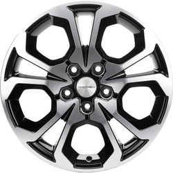 Khomen Wheels 6,5x17/5x114,3 ET50 D66,1 KHW1711 (Arkana/Kaptur) Black-FP