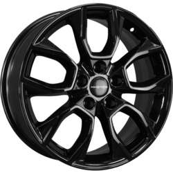 Khomen Wheels 7x17/5x114,3 ET45 D60,1 KHW1713 (Geely Atlas Pro) Black