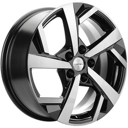 Khomen Wheels 7x17/5x108 ET43 D65,1 KHW1712 (DFM AX 7) Black-FP