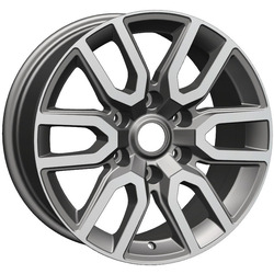 Khomen Wheels 8x17/6x139,7 ET25 D106,1 KHW1723 (LC Prado/Lexus GX) Gray-FP