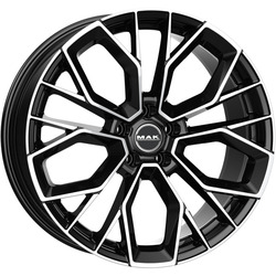 MAK 10x21/5x112 ET19 D66,45 Stilo-D Black mirror