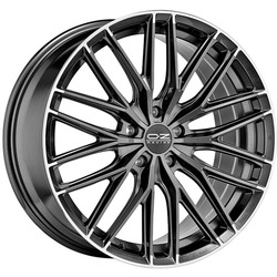 OZ 8,5x19/5x114,3 ET35 D75 Gran Turismo HLT Star Graphite Diamond Lip