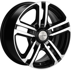 Khomen Wheels 6,5x16/5x139,7 ET40 D98,5 KHW1602 (Niva 4x4) Black-FP