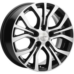 Khomen Wheels 6,5x16/5x110 ET43 D65,1 KHW1608 (Opel Zafira) Black-FP