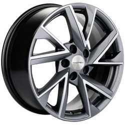 Khomen Wheels 7x17/5x110 ET46 D63,3 KHW1714 (Changan CS35/CS35 Pro) Gray-FP