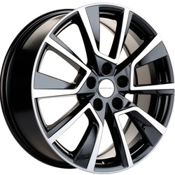 Khomen Wheels 7x18/5x114,3 ET50 D54,1 KHW1802 (Coolray) Black-FP