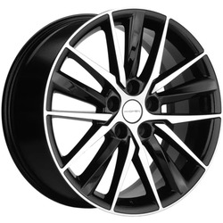 Khomen Wheels 8x18/5x114,3 ET53 D54,1 KHW1807 (Geely Coolray) Black-FP