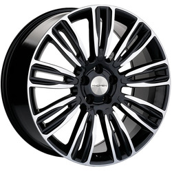 Khomen Wheels 8,5x20/5x108 ET45 D63,4 KHW2004 (Velar) Black-FP
