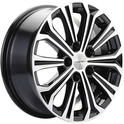 Khomen Wheels 6,5x16/5x108 ET45 D60,1 KHW1610 (Chery Tiggo 3/Tiggo 3 Pro) Black-FP