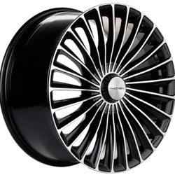 Khomen Wheels 8,5x20/5x112 ET43 D66,6 KHW2008 (Mercedes Front) Black-FP