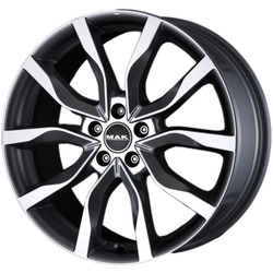 MAK 8x19/5x120 ET38 D72,6 Highlands Gunmetal Mirror Face