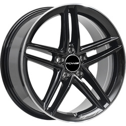 PDW 8,5x18/5x112 ET40 D66,56 FF2127 Gloss Black Machine Edge (PDW)