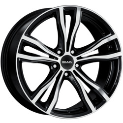 MAK 9,5x21/5x112 ET37 D66,6 X-Mode Black mirror