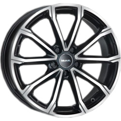 MAK 8x19/5x108 ET33 D72 DaVinci Black mirror