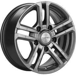Khomen Wheels 6,5x16/5x139,7 ET40 D98,5 KHW1602 (Niva 4x4) Gray