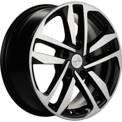 Khomen Wheels 6,5x16/5x114,3 ET45 D60,1 KHW1612 (Toyota/Suzuki) Black-FP