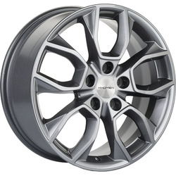 Khomen Wheels 7x17/5x110 ET46 D63,3 KHW1713 (Changan CS35 Plus) Gray