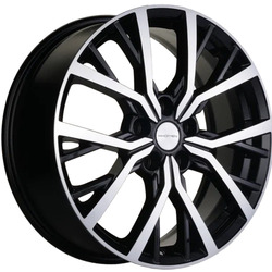 Khomen Wheels 7x18/5x114,3 ET35 D66,1 KHW1806 (Koleos) Black-FP
