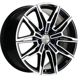 Khomen Wheels 8,5x19/5x112 ET28 D66,6 KHW1904 (Toureg) Black-FP