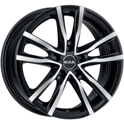 MAK 8x18/5x108 ET45 D72 Milano Black mirror