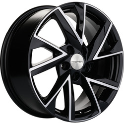 Khomen Wheels 7x17/5x108 ET40 D60,1 KHW1714 (Chery Tiggo/Tiggo 7 Pro) Black-FP