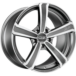 OZ 9,5x20/5x112 ET52 D79 Montecarlo HLT Matt Dark Graphite Diamond Cut