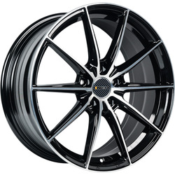 INCH 8x18/5x112 ET40 D66,6 FA8533 Gloss Black Machined Face (ZJH) FlowForming