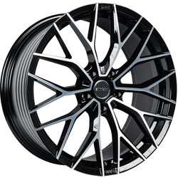 INCH 9,5x21/5x120 ET45,5 D62,6 GA8532 Gloss Black Machined Face (ZJH) FlowForming